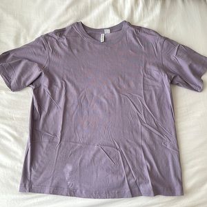 NEW H&M Oversize Purple T-Shirt